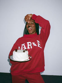 burgundy + white