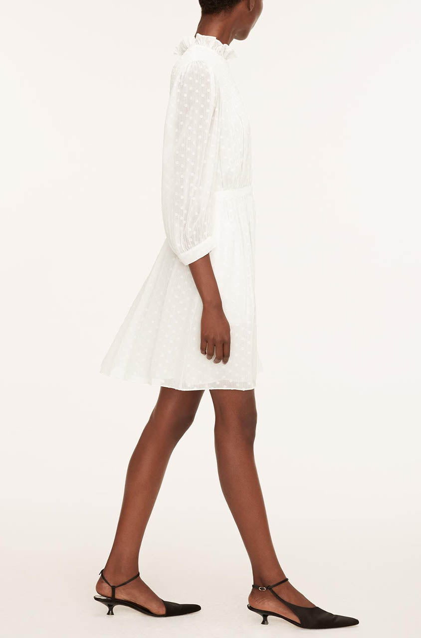Clip-Dot Shirt Dress | Snow