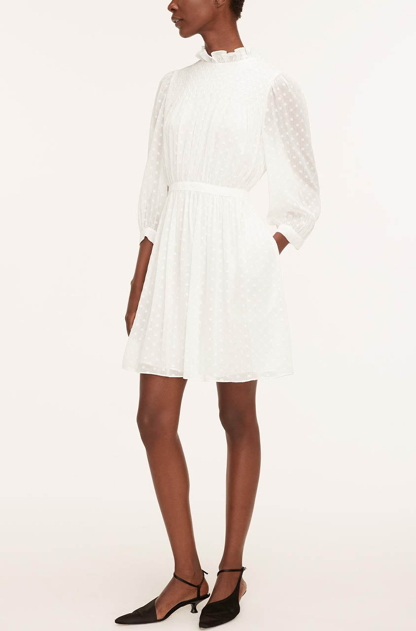 Clip-Dot Shirt Dress | Snow