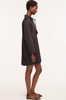 Heavy Cotton Shirt Dress | Black