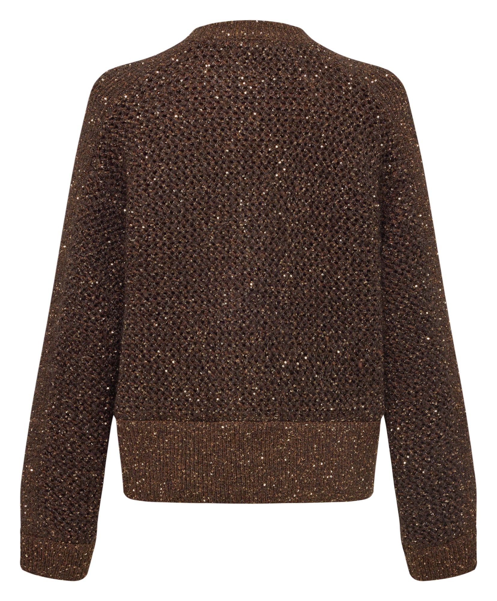 Wool Cardigan | Brown