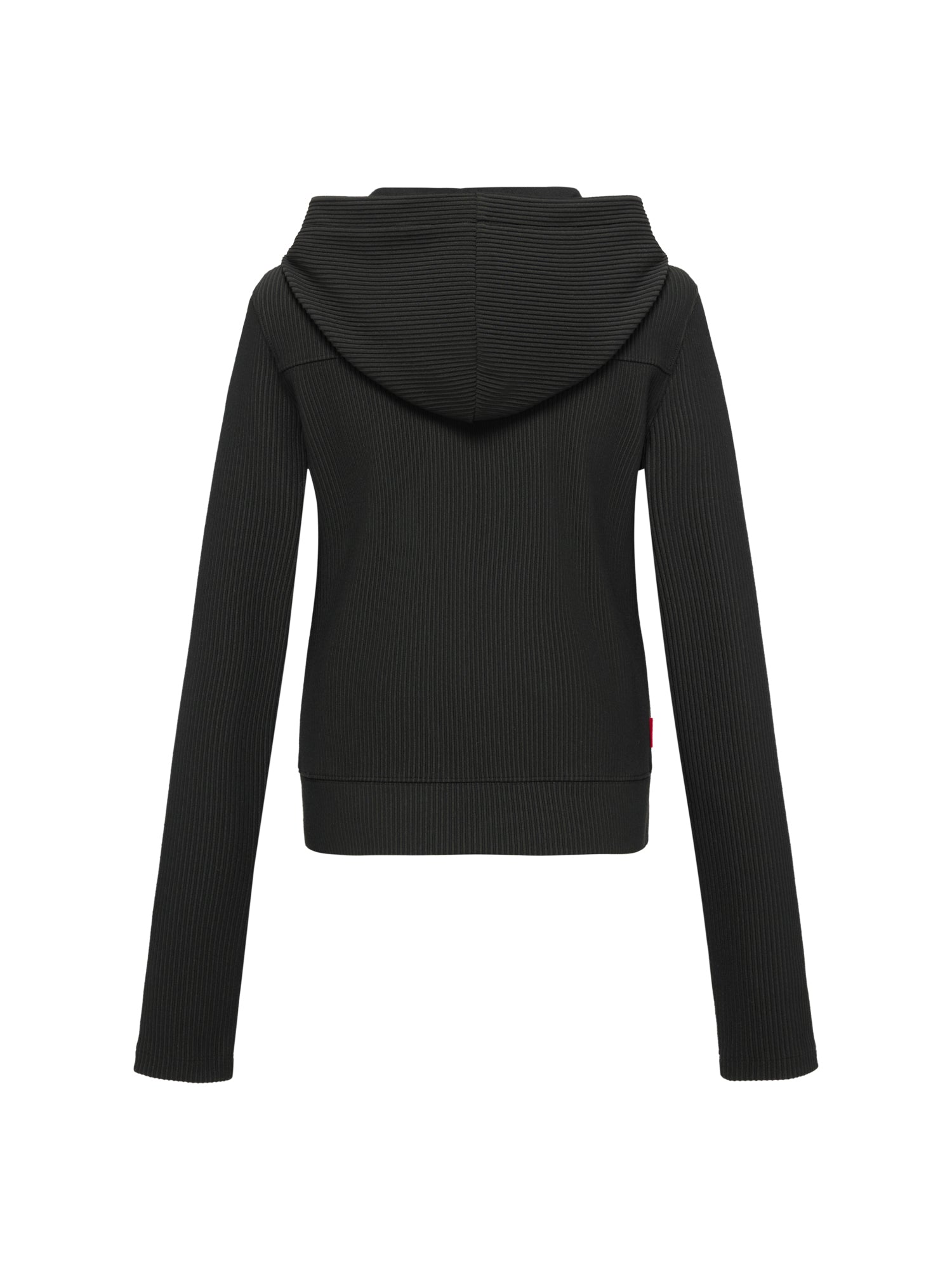 Slim Fit Long Sleeve Top | Black