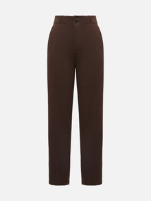 TENCEL Wool Pants | Brown