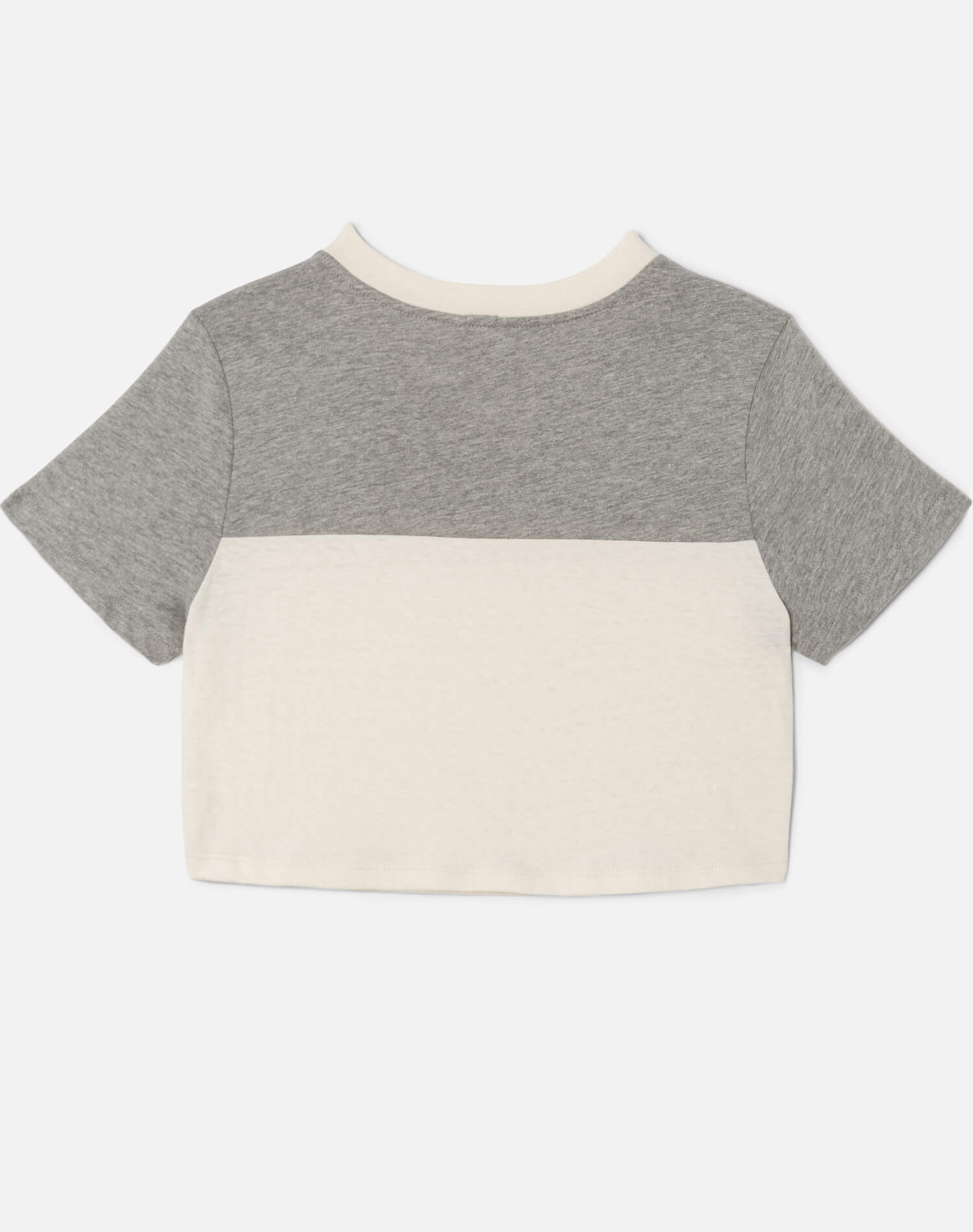 Womens | Hanes V Neck Contrast Jersey | HTG Vintage White