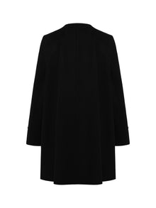 Wool Woolen Jacket | Black