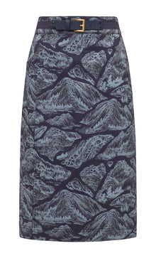 Pattern Skirt | Blue
