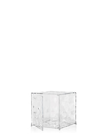 Optic Cubical Container with Door | Single | Crystal