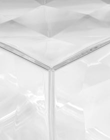 Optic Cubical Container with Door | Single | Crystal