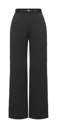 Straight-Leg Pants | Black
