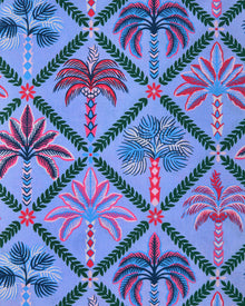 Palm Tree Paradise - Ximena Blouse - Lilac Escape - Printfresh