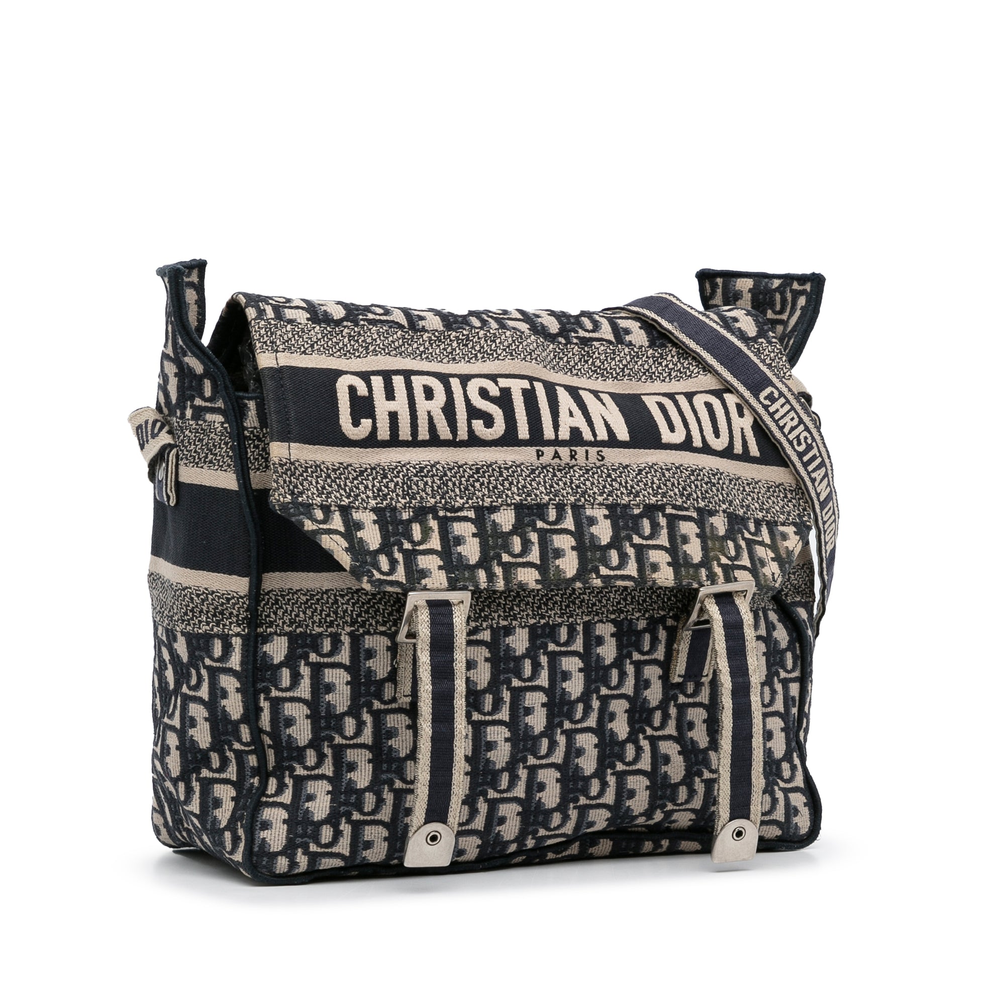 Dior | Pre-Owned Oblique Diorcamp | Blue/Navy