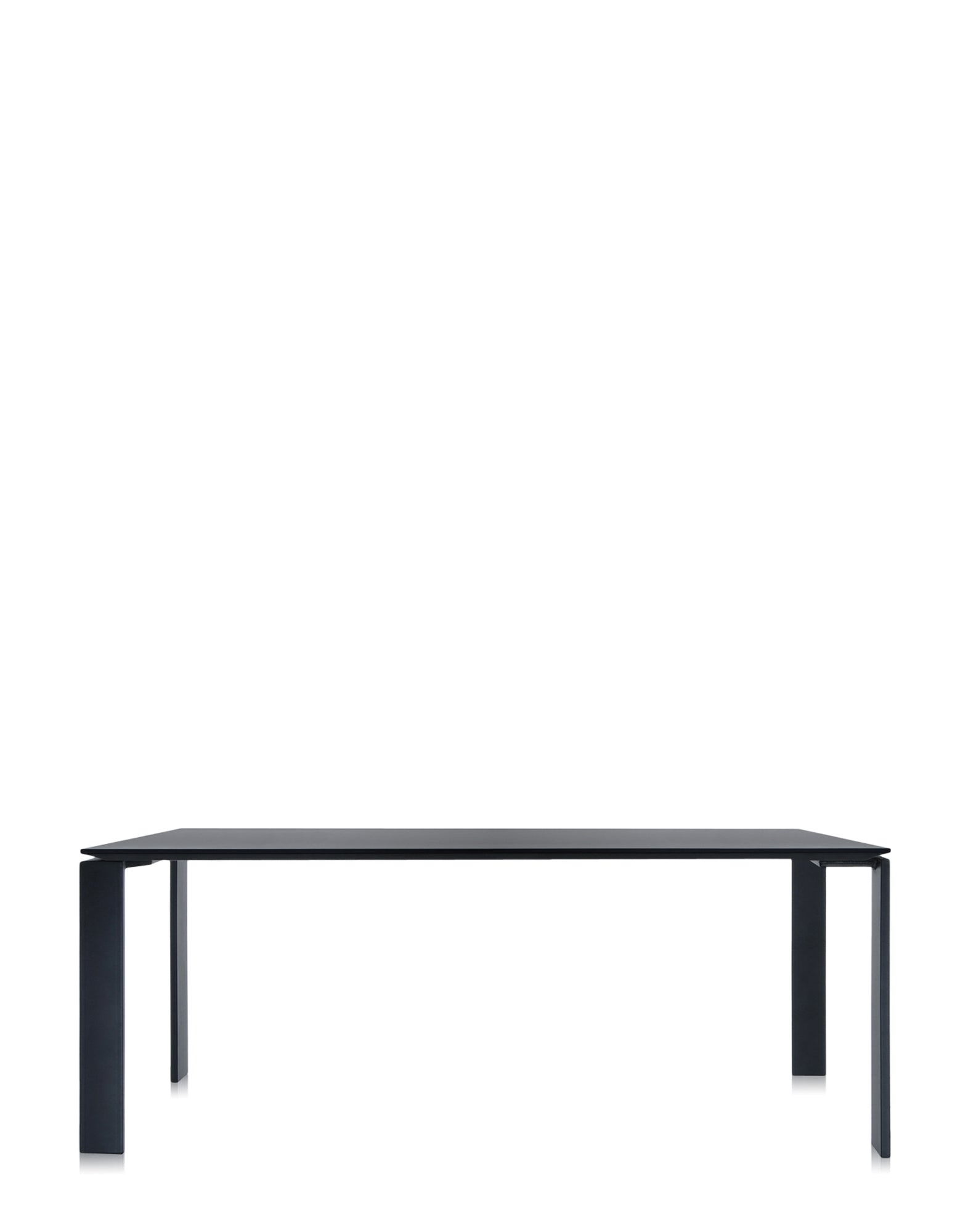 Four Soft Touch Dining Table | Single | Black/Black