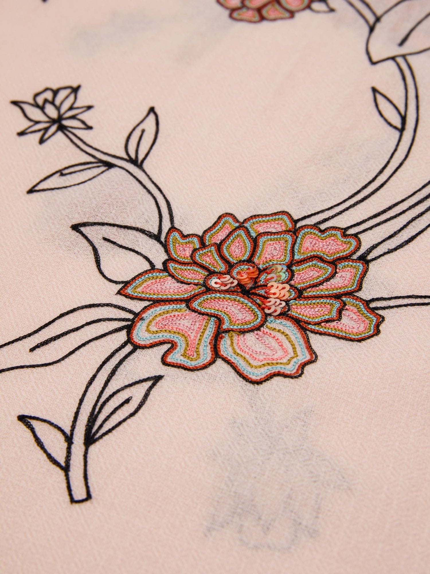 Cashmere Scarf - I | Pink