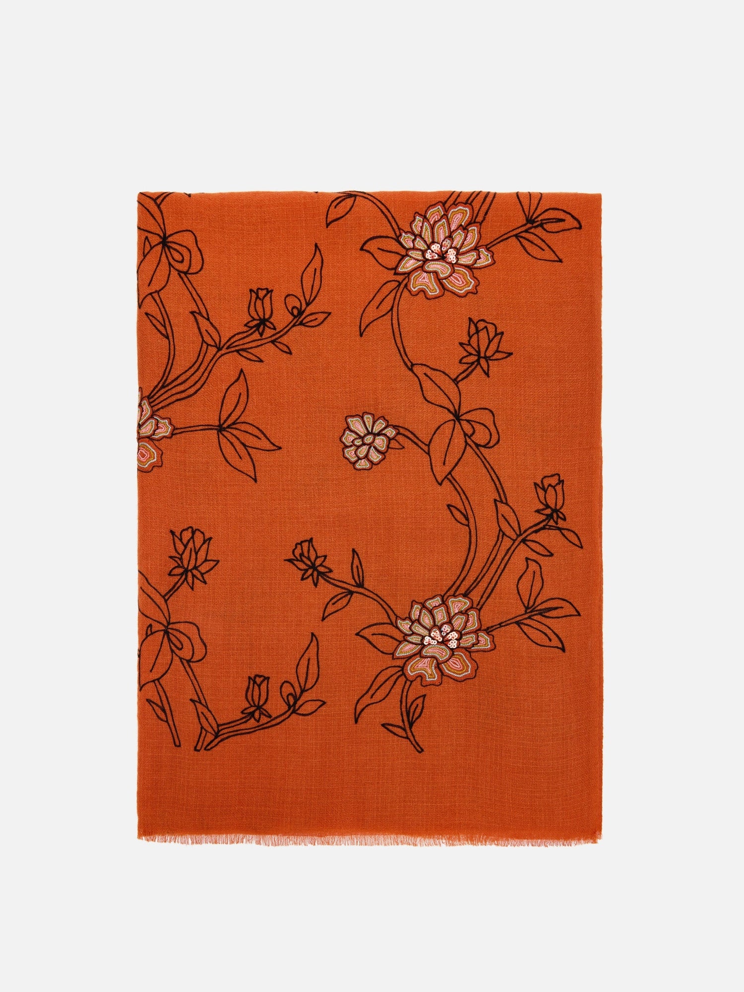 Cashmere Scarf | Burnt Orange
