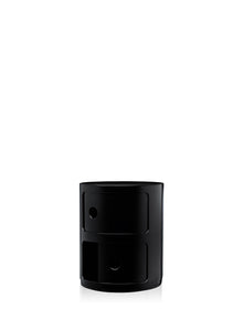Componibili Classic Storage Unit - 2 Elements | Single | Black