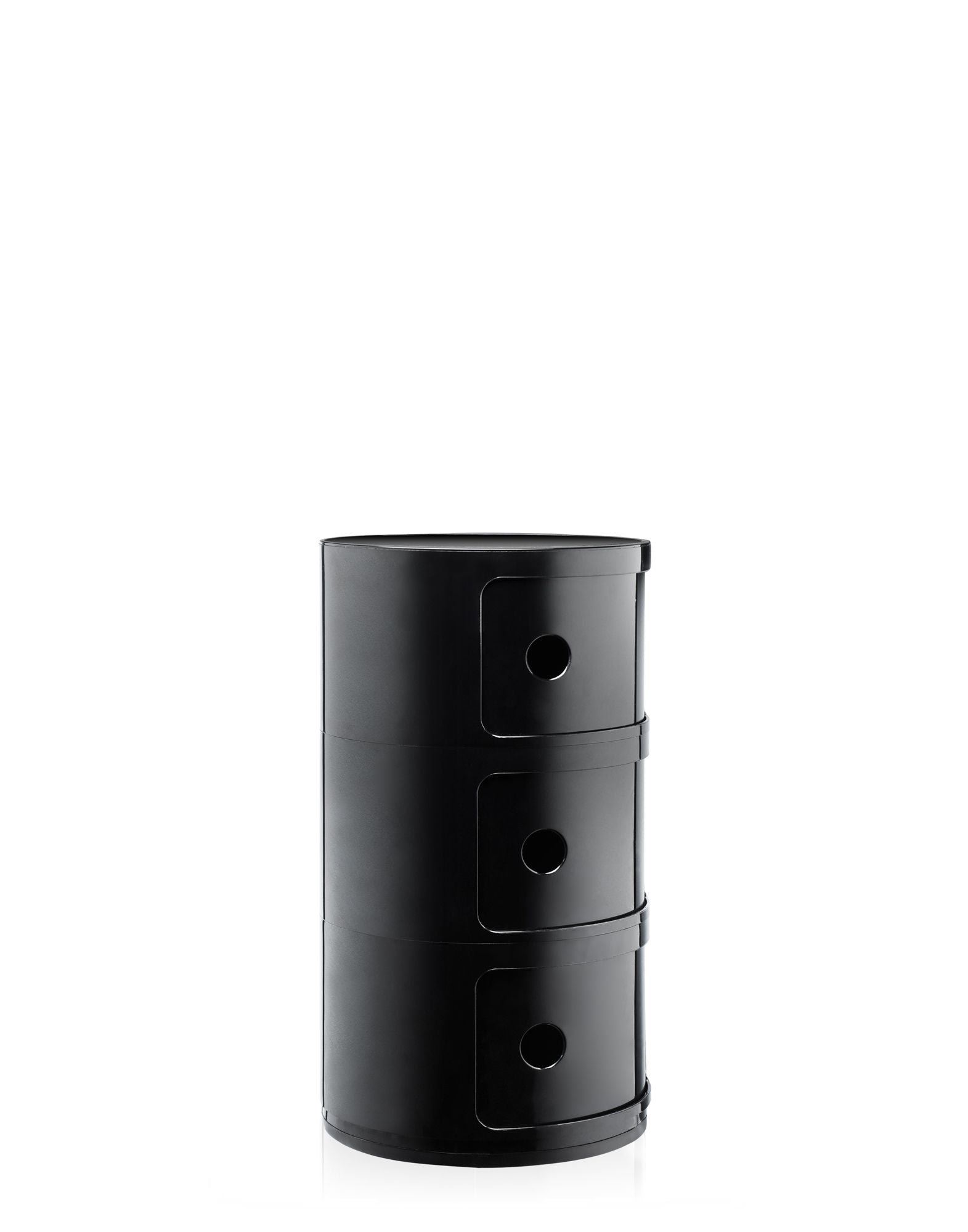 Componibili Classic Storage Unit - 3 Elements | Single | Black