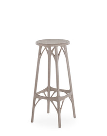 A.I. STOOL Low Bar Stool | Set of 2 | Gray