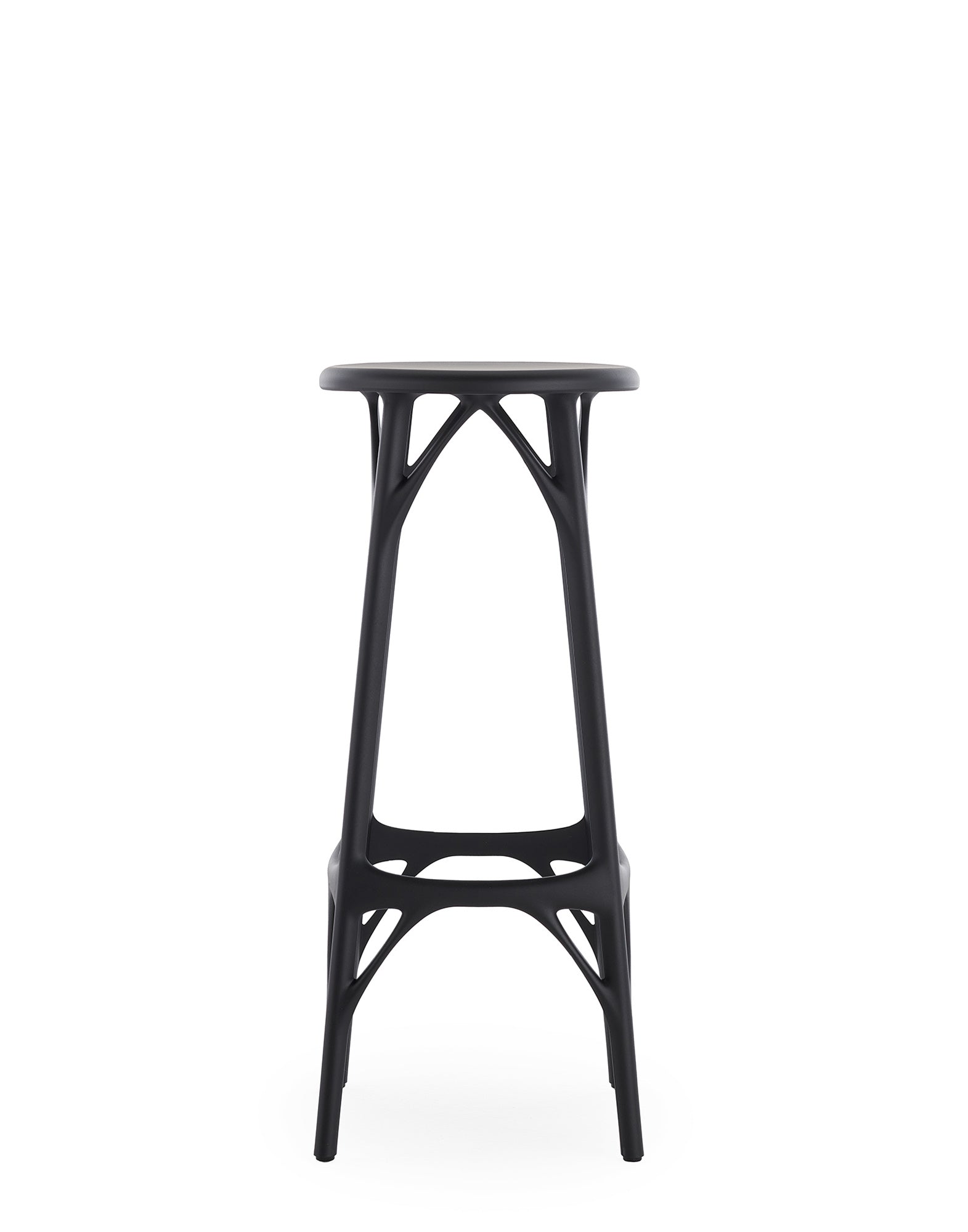 A.I. STOOL Low Bar Stool | Set of 2 | Black