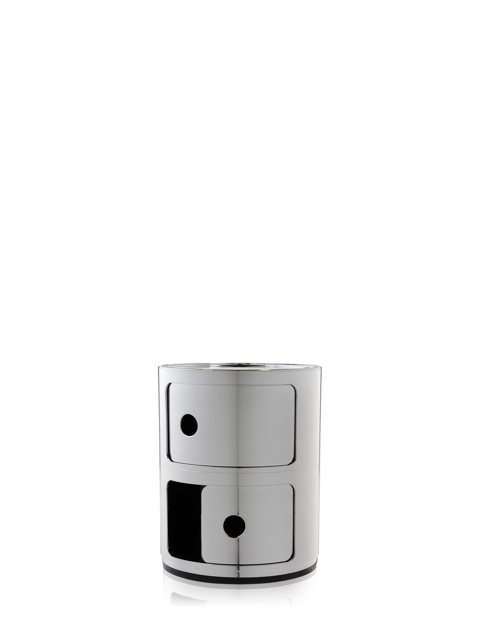 Componibili Metal Storage Unit - 2 Elements | Single | Chrome
