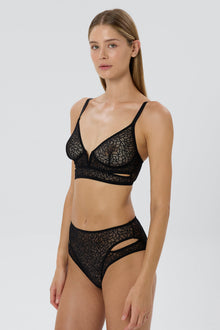 Zoe Cut Out Brief | Black