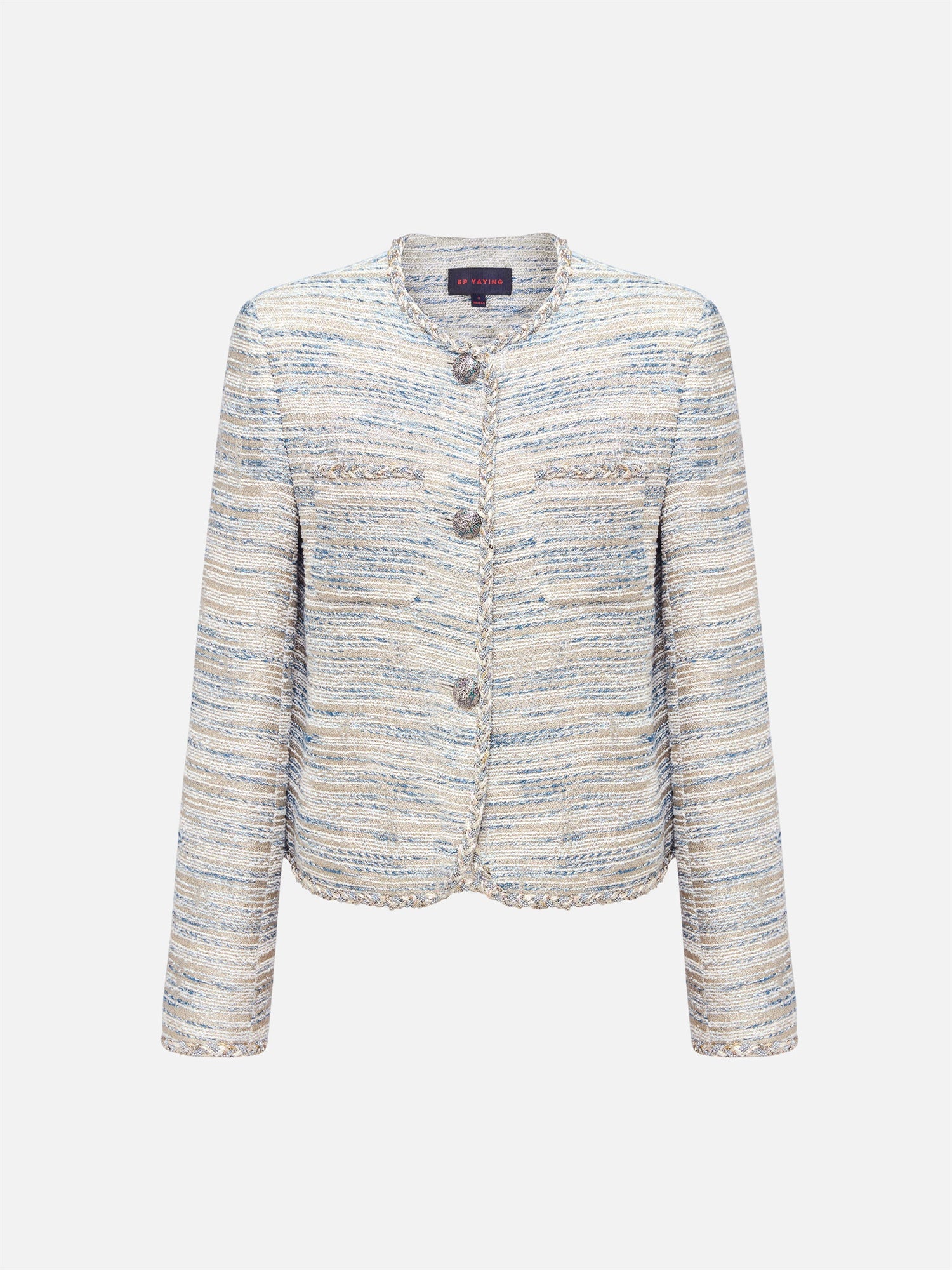 Haipai Chic Tweed Jacket | Blue