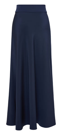 High-Waisted Maxi Skirt | Navy