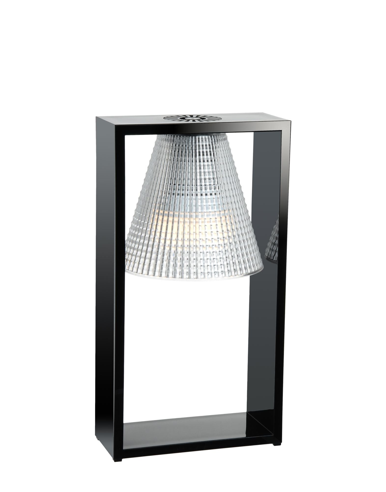 Light-Air Sculpture Table Lamp | Single | Black/Crystal