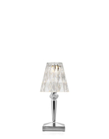 Battery Table Lamp | Single | Chrome