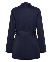 Cashmere Coat | Navy