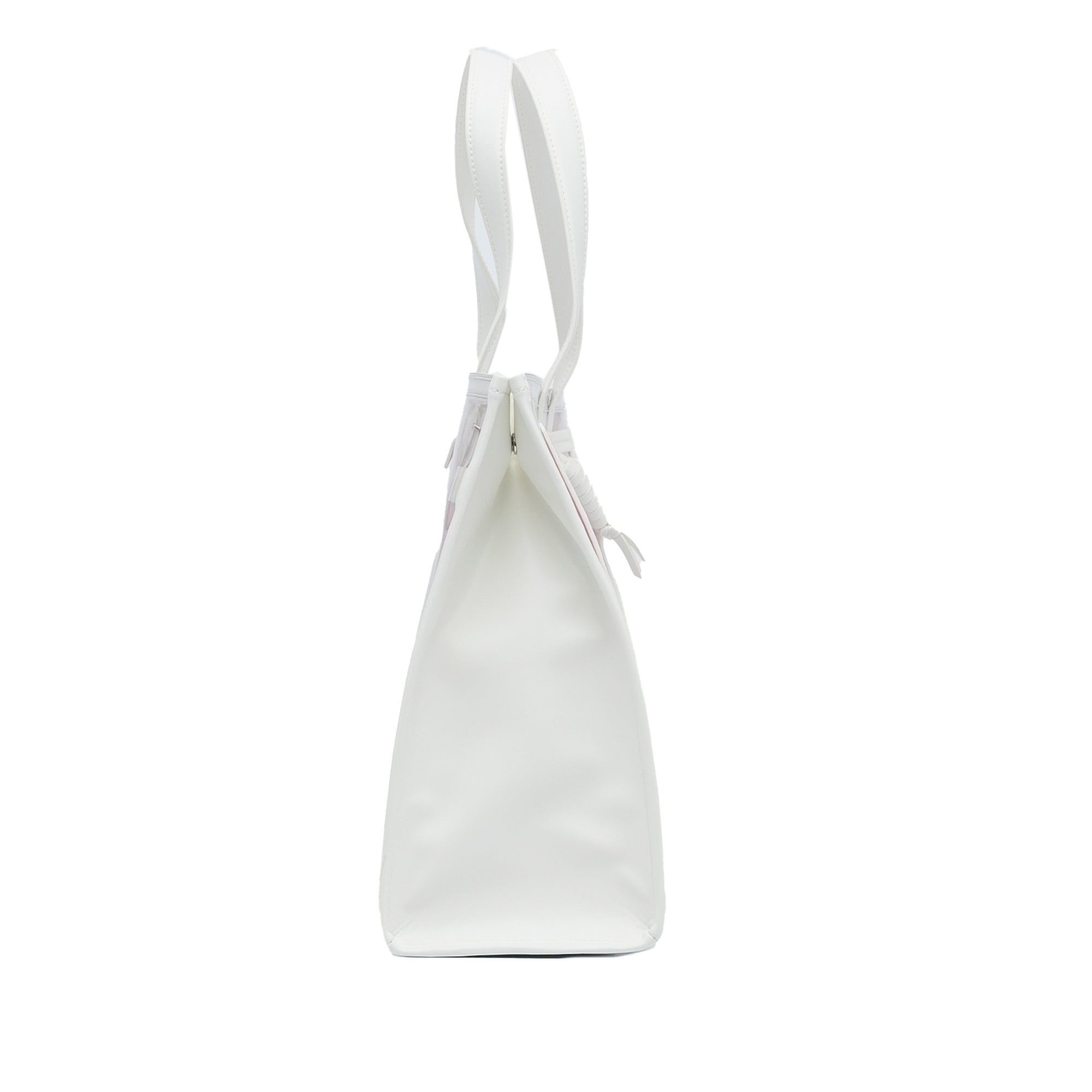 Balmain | Pre-Owned x Evian PVC B-Army Tote | White