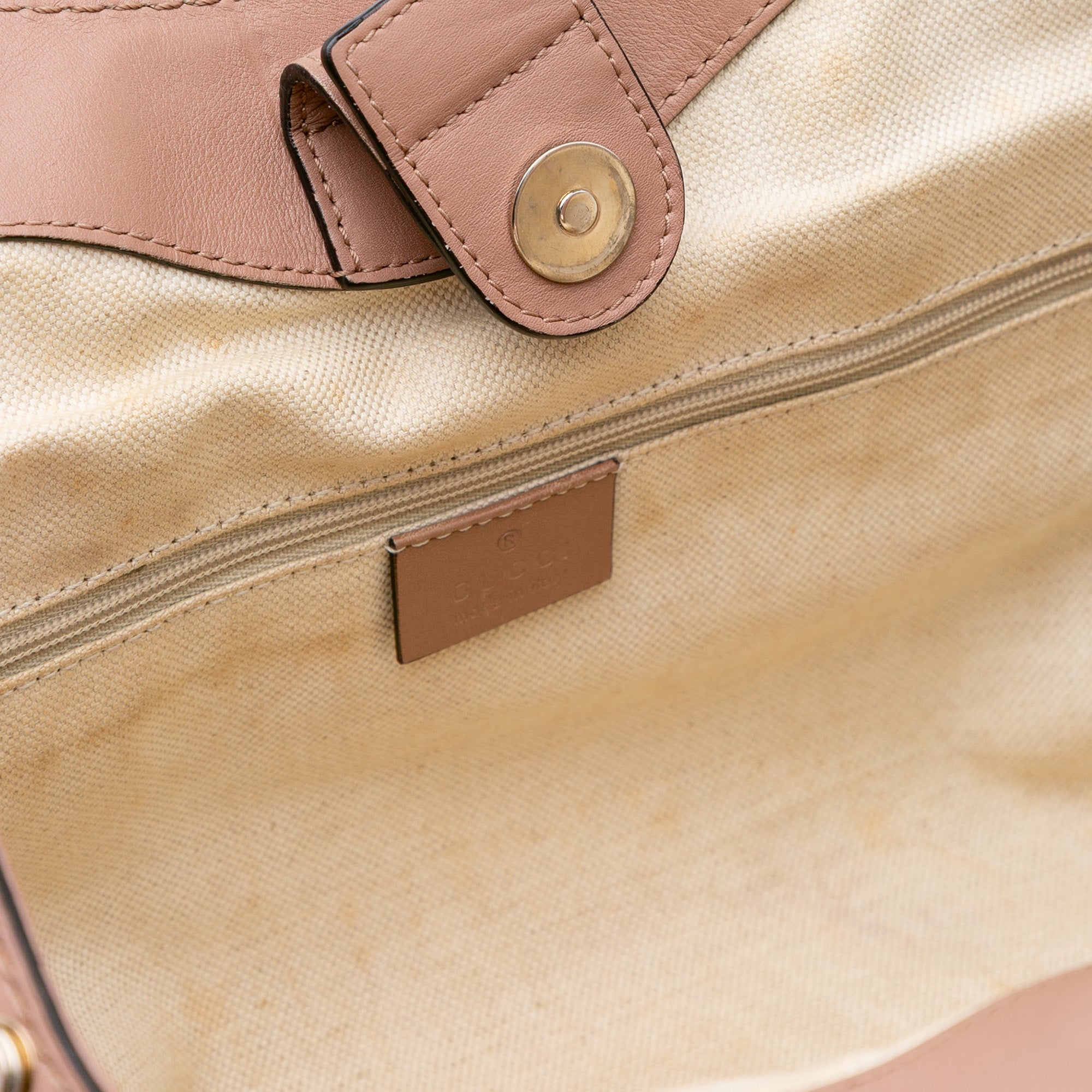 Gucci | Pre-Owned Medium Diamante Canvas Sukey Tote | Brown/Beige