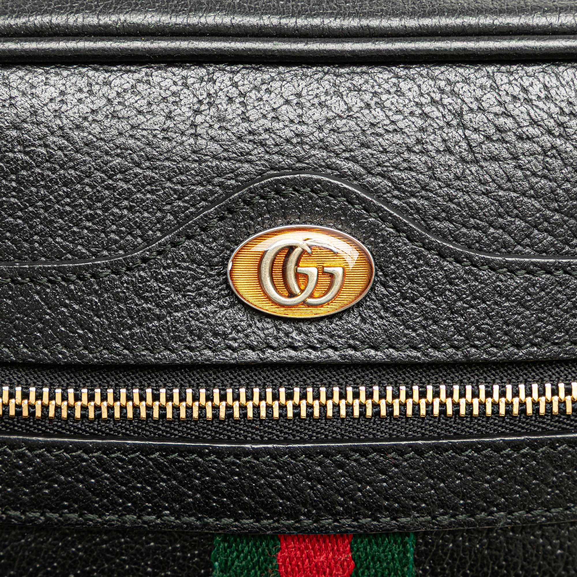 Gucci | Pre-Owned Mini Leather Ophidia Crossbody | Black