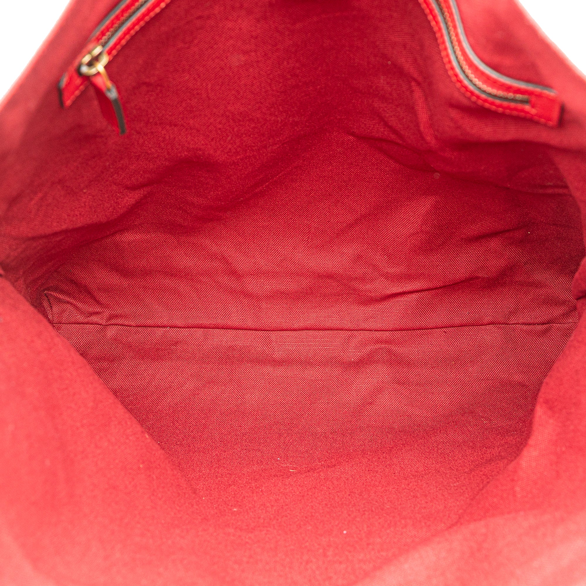 Gucci | Pre-Owned Canvas Sylvie Baiadera Tote | Red