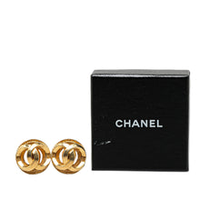 Chanel | Pre-Owned Gold Plated CC Clip On Earrings - IV | Gold