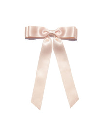 Loren Hope x Bardot Bow Gallery - Silk Hair Bow in Blush - Loren Hope