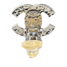 Chanel | Pre-Owned Silver Plated CC Faux Pearl Clip On Earrings | Silver