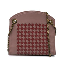 Bottega Veneta | Pre-Owned Nappa Intrecciato Chain Wallet | Pink