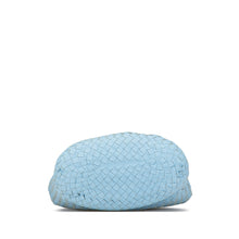 Bottega Veneta | Pre-Owned Nappa Intrecciato Bucket Bag | Blue/Light Blue