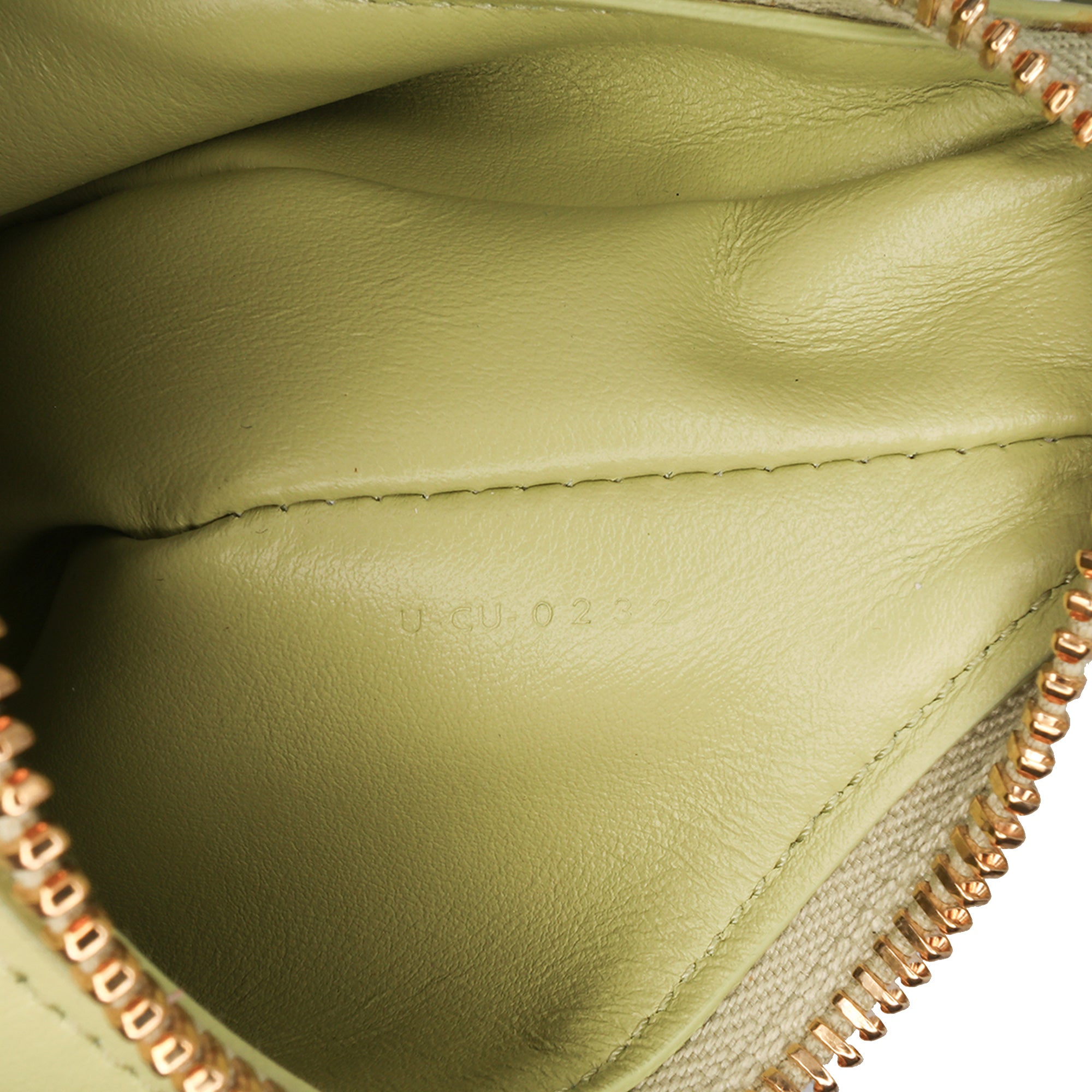 Celine | Pre-Owned Mini Smooth Calfskin Ava Shoulder Bag | Green/Olive Green