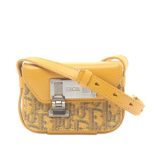 Dior | Pre-Owned Nano Oblique Lock Pouch Crossbody | Yellow