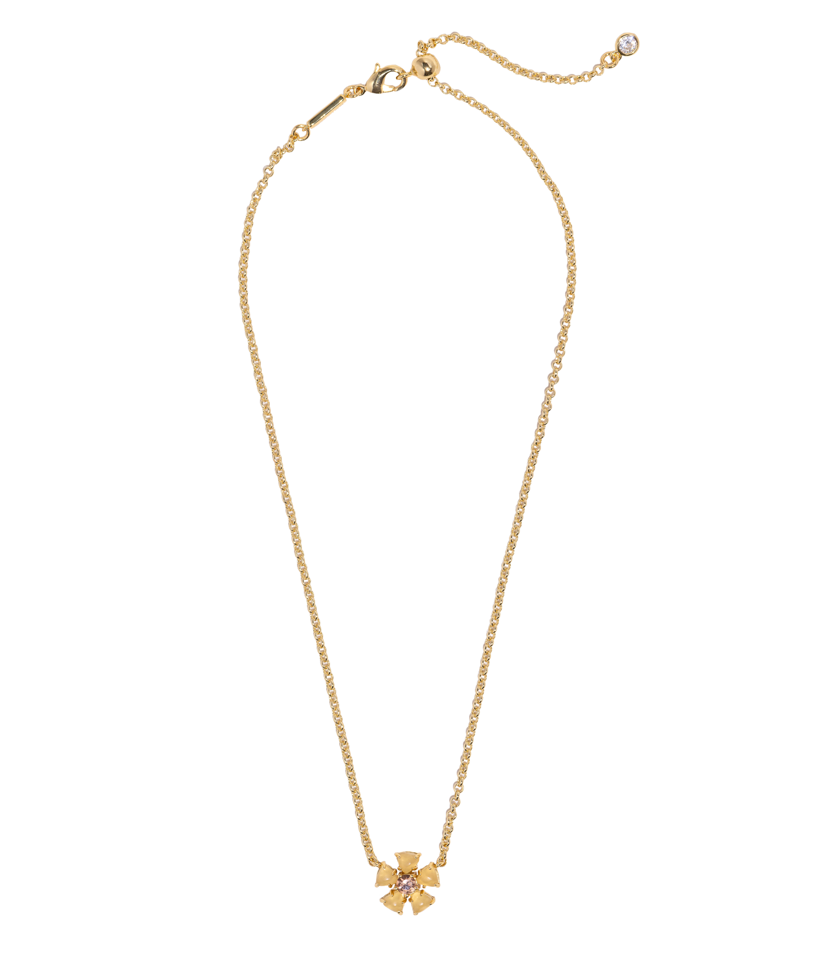 Emeline Flower Necklace in Yellow - Loren Hope