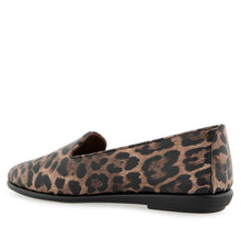 Betunia Casual Loafer | Tobacco Multi Faux Leopard Print