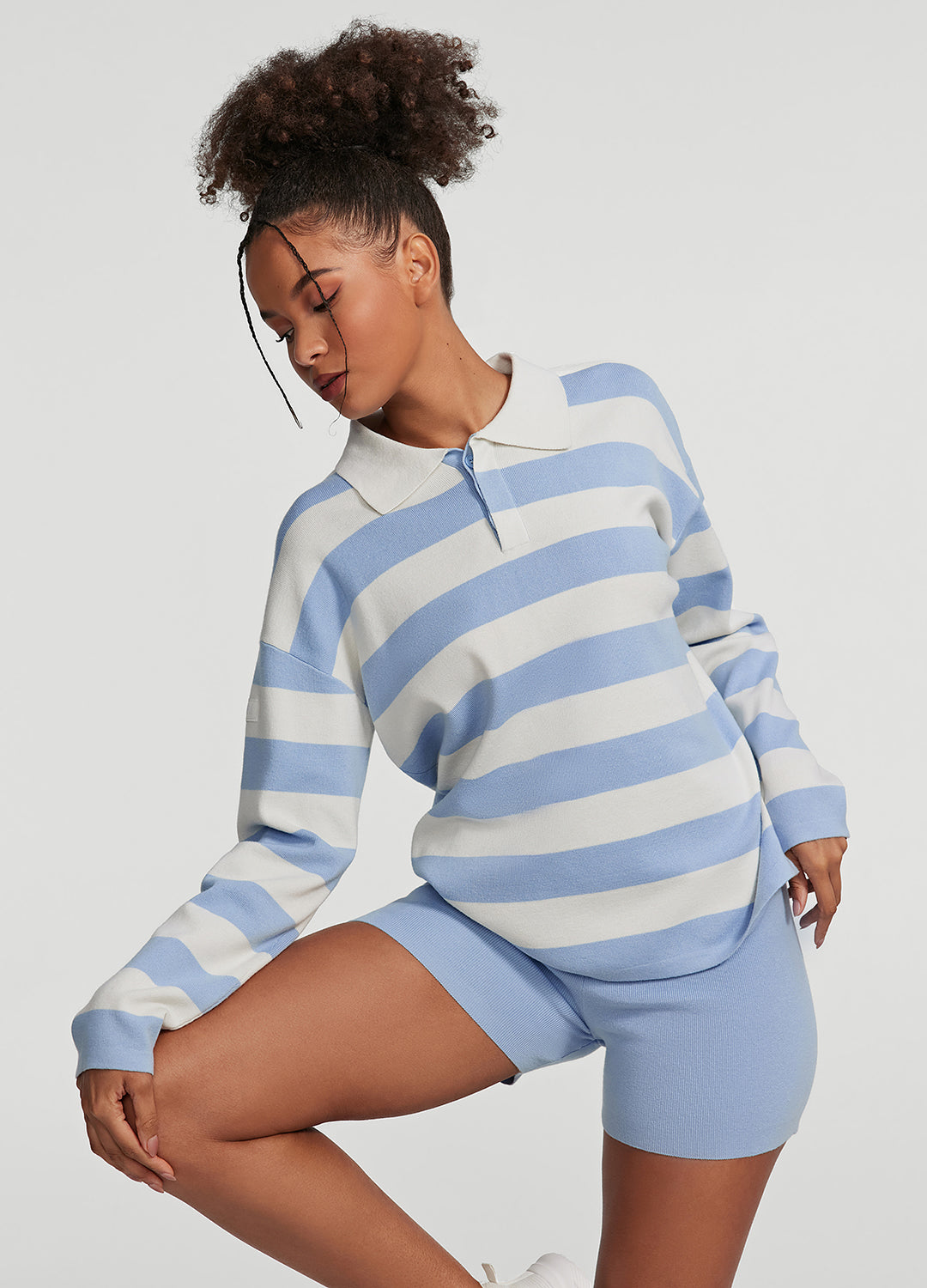 Everyday Knit Shorts | Sky Blue