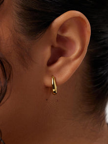 Amaya Huggie Earrings | 14K Gold on Brass