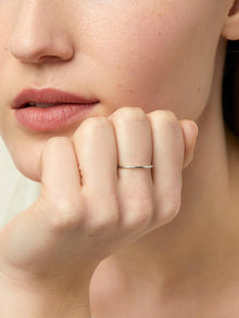 Ring | 10K Solid White Gold