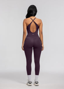 Contrology Crossback Bodysuit | Midnight Plum