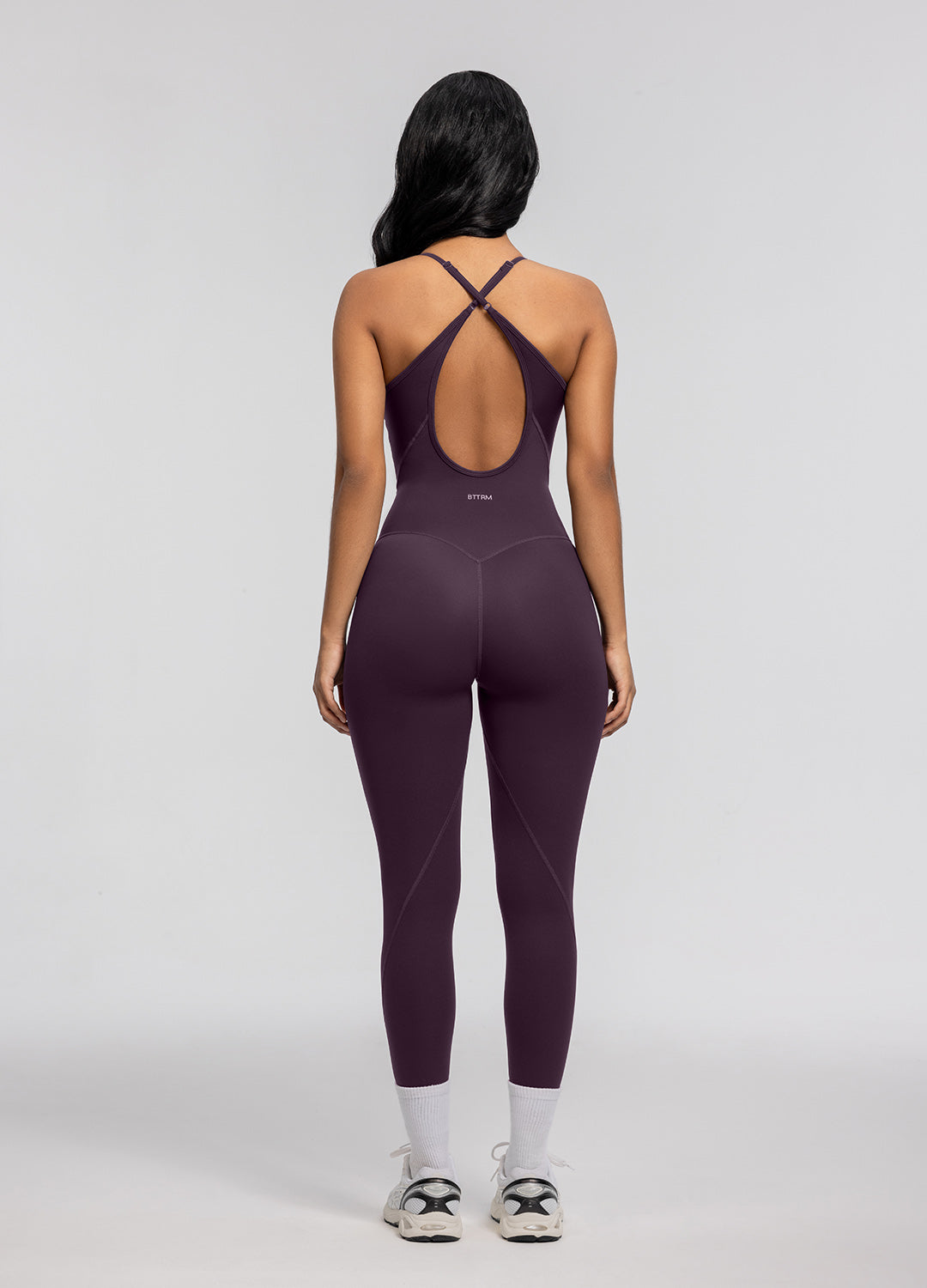 Contrology Crossback Bodysuit | Midnight Plum