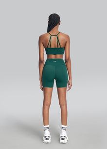 High-Waisted Impact Mesh Shorts | Dark Moss