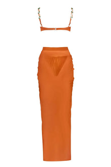 Nia Maxi Skirt | Mandarine Lush