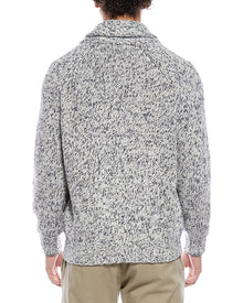 Brunello Cucinelli | Mens | Wool, Cashmere, & Silk-Blend Shawl Collar Cardigan | Multi